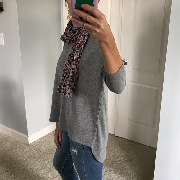 Grey Hi Lo Tunic - Picture 6 of 6